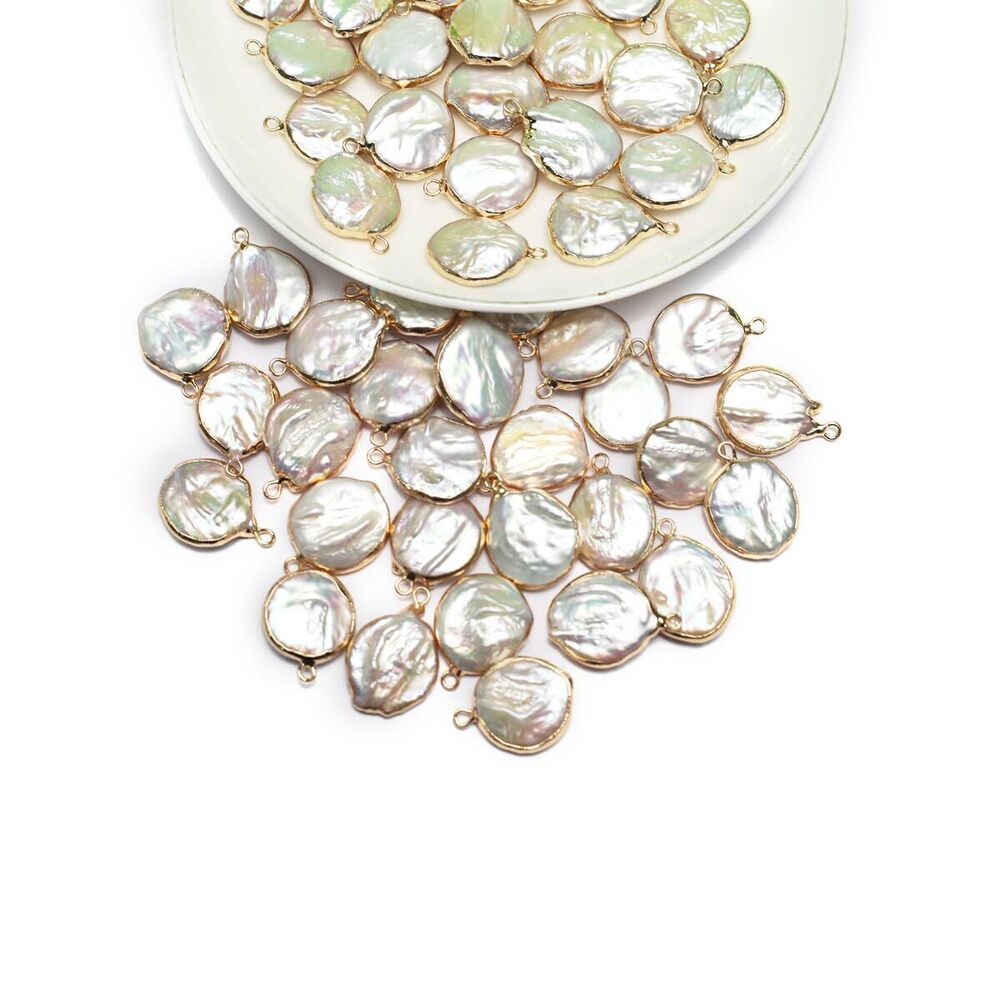 3464 5pcs Natural Pearl Pendants Irregular Multiple Shapes Cultured